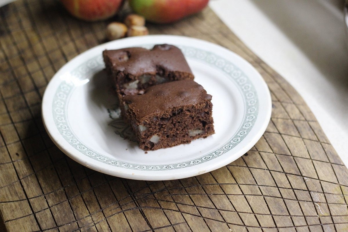 Шоколадный кекс с грушей – простой рецепт кекса с шоколадом в духовке . Рецепты с фотографиями и отзывами на сайте - Дам Рецептик